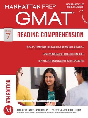 cover image of Reading Comprehension GMAT Strategy Guide